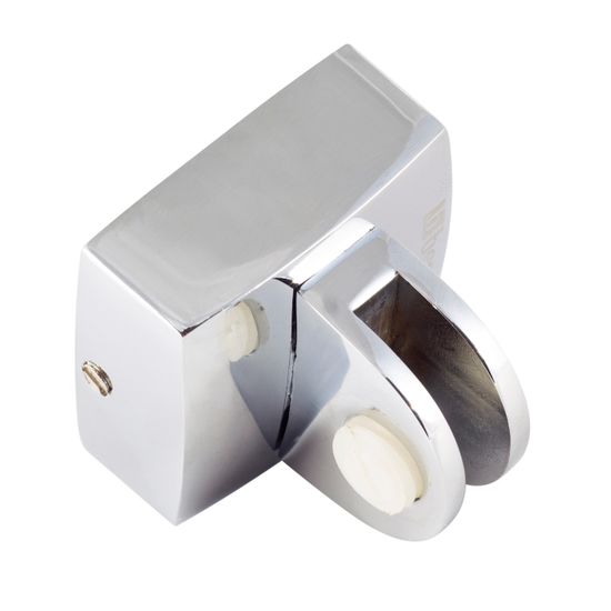 Полка угловая стеклянная на стальном креплении Besser BS 8817 (28,5х28,5х6 см)