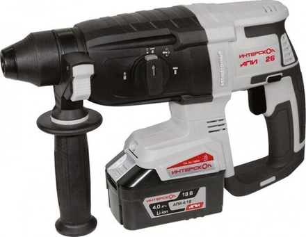 Перфоратор аккумуляторный ИНТЕРСКОЛ ПА-26/18ВМ бесщеточный 1 4,0ач, зу 731.4.1.70