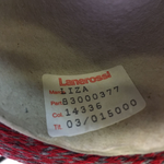 LIZA - Lanerossi; 100% меринос; 500м/100гр, 3/15; col. 14336 скрутка из двух красных и одной серой меланжевой нити