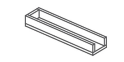 Спецэлемент SHALE SAND CANALINA BORDO CHIUSO 2CM (SL02CAC6)