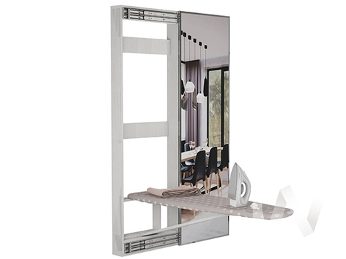 Гладильная доска Смарт купе с зеркалом (лоредо)