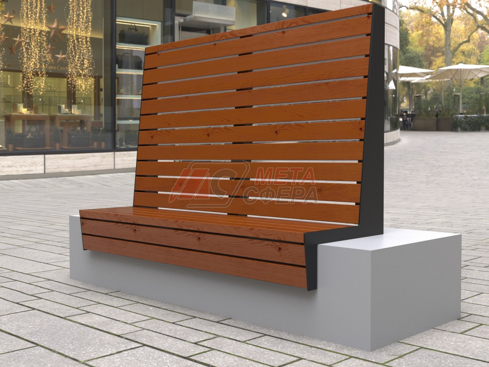 Настил на основание Noma Wall со спинкой