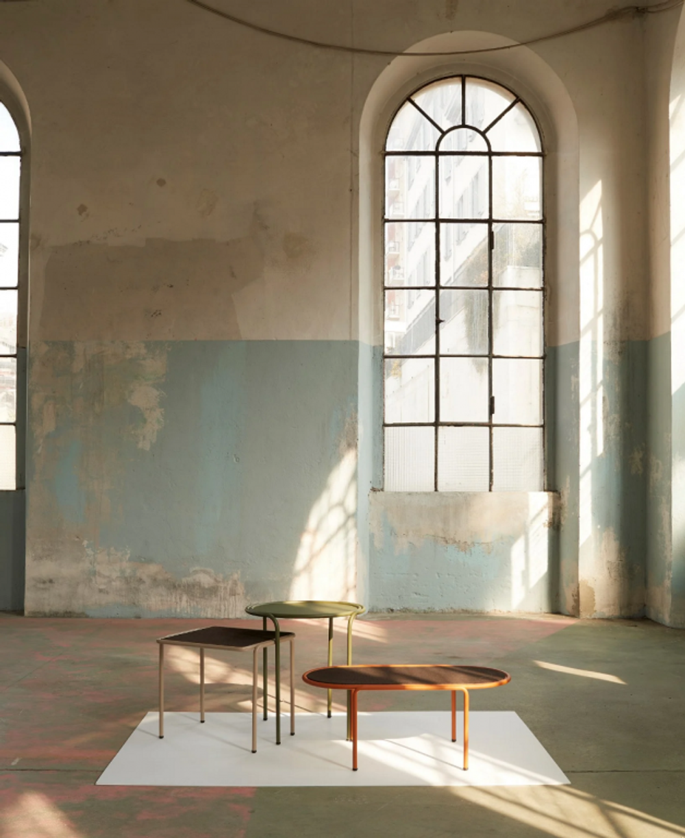 Столик кофейный металлический Scab Design Dress Code, тортора, черный