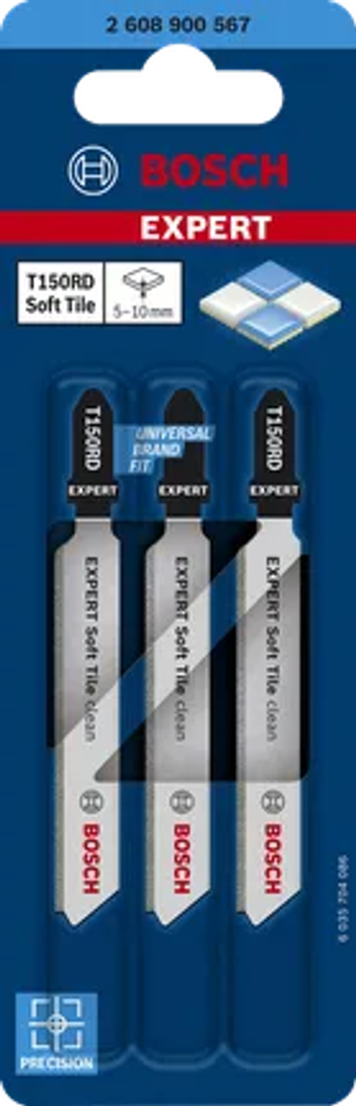 Пилка для лобзика по керамике T150RD BOSCH 2608900567