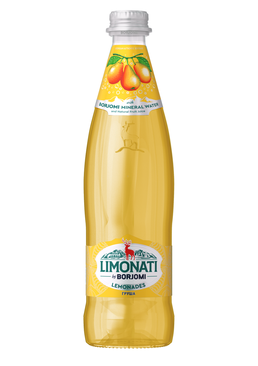 Грузинский Лимонад Limonati by Borjomi Груша 0,5 л