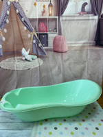 Ванна детская "Уточка" со сливом 102см (light green-салатовый)