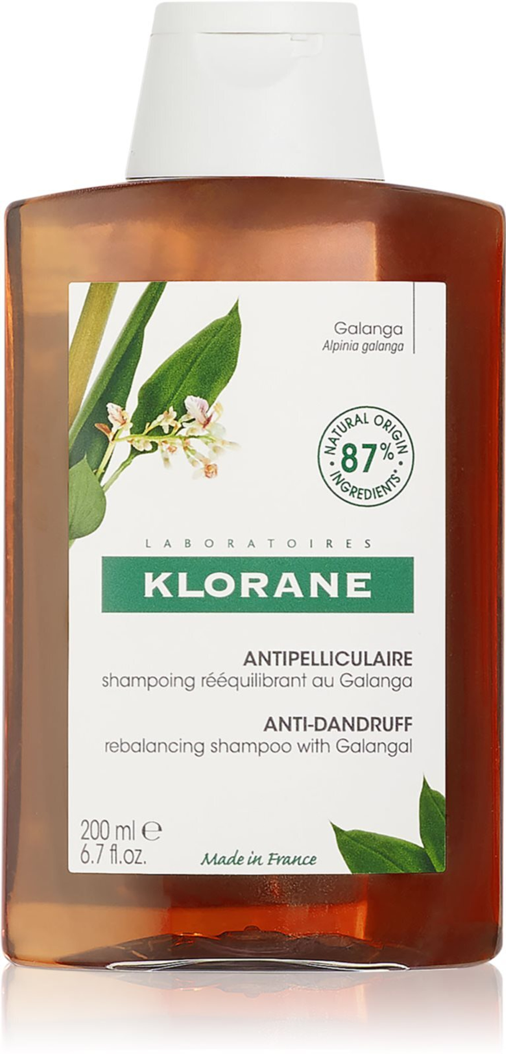 Klorane Galanga - увлажняющий шампунь против перхоти /   200  ml  / GTIN 3282770150124