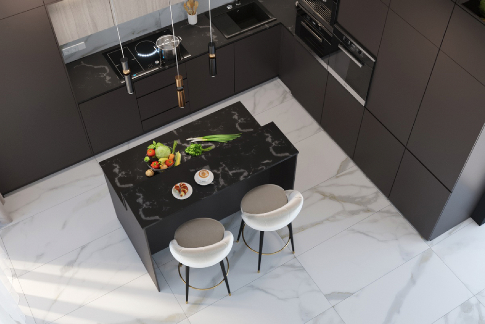 Керамогранит GRS01-20 Ellora ivory мрамор слоновая кость 60х60