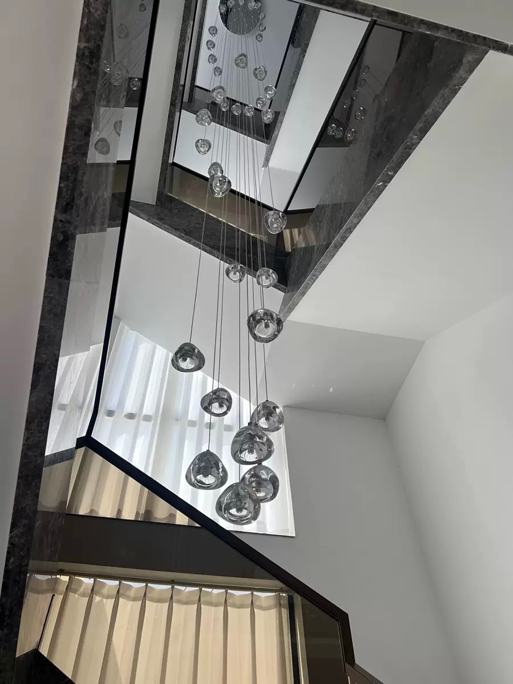 Pendant design lamp Mizu by Terzani (26 suspension)