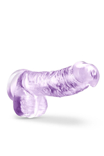 Сиреневый фаллоимитатор 6 Inch Crystalline Dildo - 15,2 см. (Цвет: сиреневый)