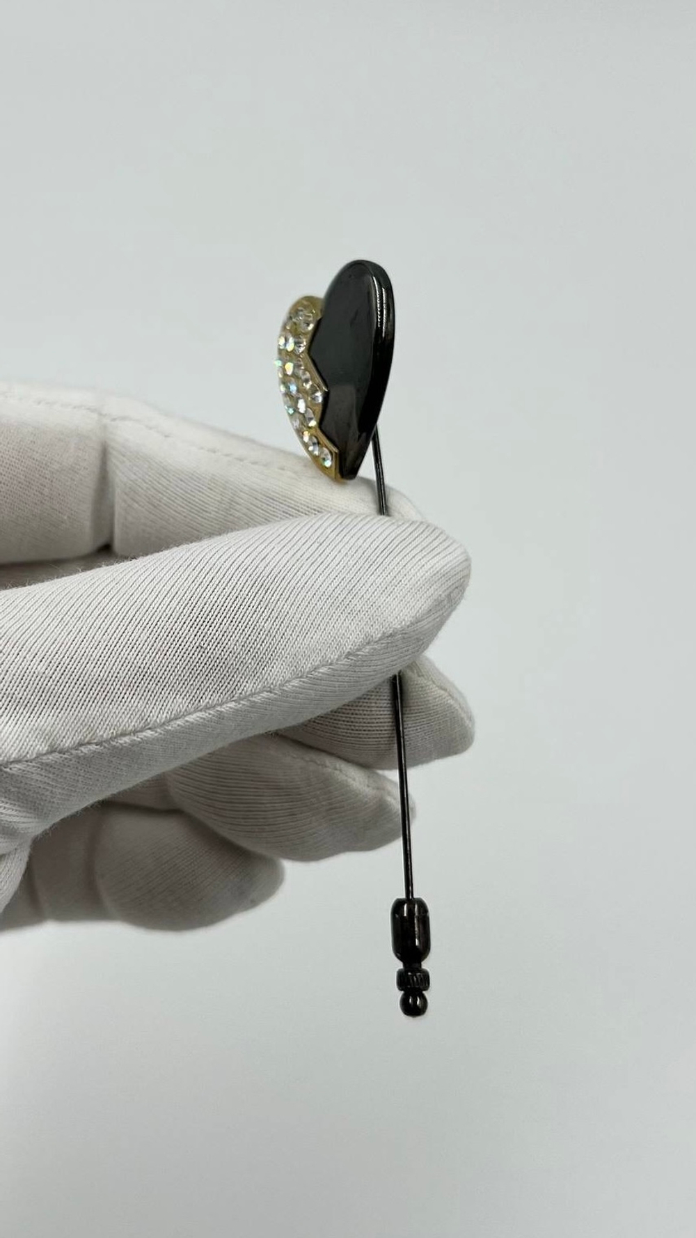 Брошь булавка Сердце Yves Saint Laurent