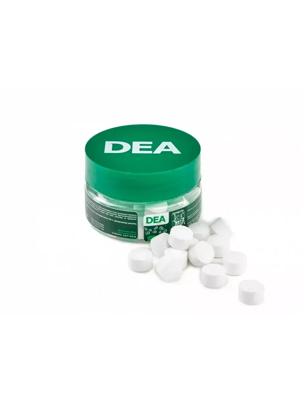 Таблетки для удаления кофейных масел DEA арт. T30BY