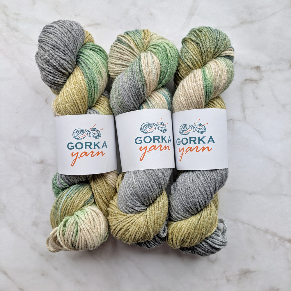 Носочная пряжа, цвет "Лето"