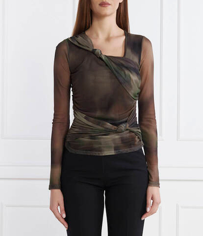 Блузка KOS MAGLIA Pinko - зеленый(103435 A1TU)