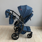 Коляска трансформер Aimile Original New BLACK (Темно-синий NDB-2)