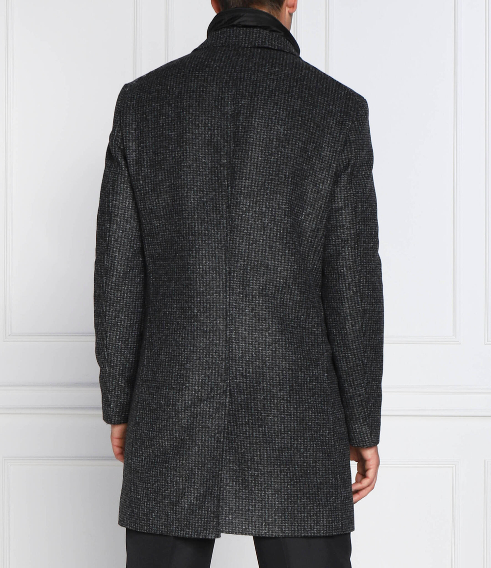 пальто h-hyde-j-bib-pad-224 BOSS BLACK - графитовый(50479570)