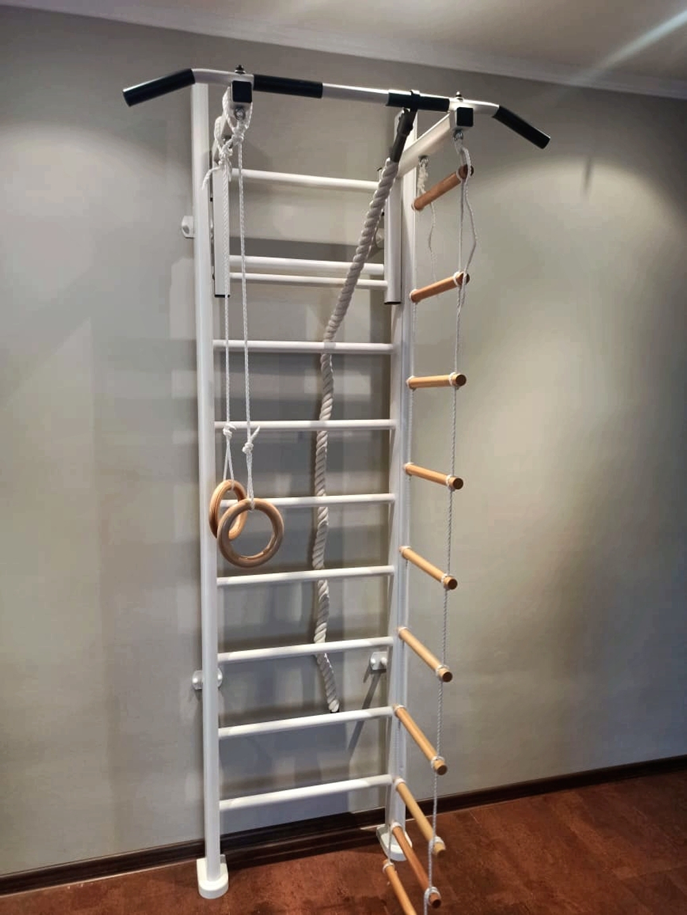 Монтаж шведской стенки Sv Sport в бетонные, кирпичные стены