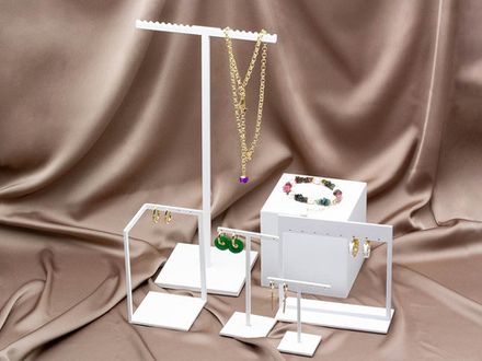 Металлическая подставка под серьги, 16см