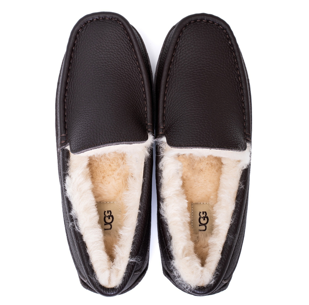 Ugg Mens Ascot Leather China Tea