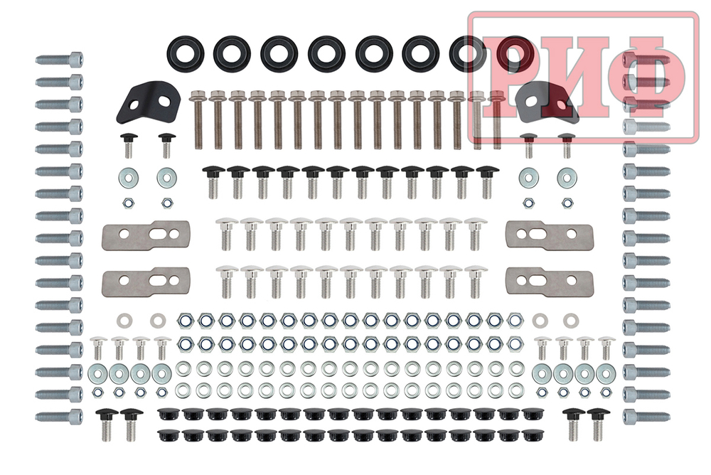 Багажник экспедиционный (платформа) алюминиевый РИФ 1200x2080 мм для Toyota Land Cruiser 200 (с крепежом)