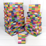 Коробка 34х26х15.3 см Набор 10 шт "Детский" (Микс)