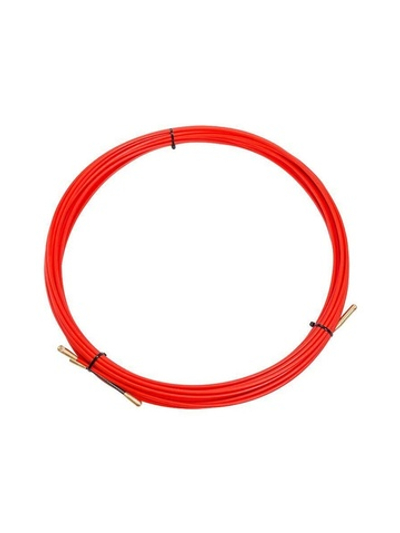 Протяжка кабельная (мини УЗК в бухте) 15м стеклопруток d3.5мм красн. REXANT 47-1015
