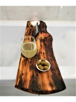 Полка столик (подставка) для ванной из 100% цельного кедра