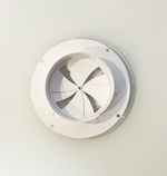 Диффузор приточно-вытяжной на магнитах регулируемый КНДБ-100 декоративный металлический белый