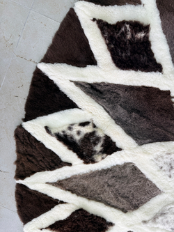 Ковер шкура натуральная овчина меховой