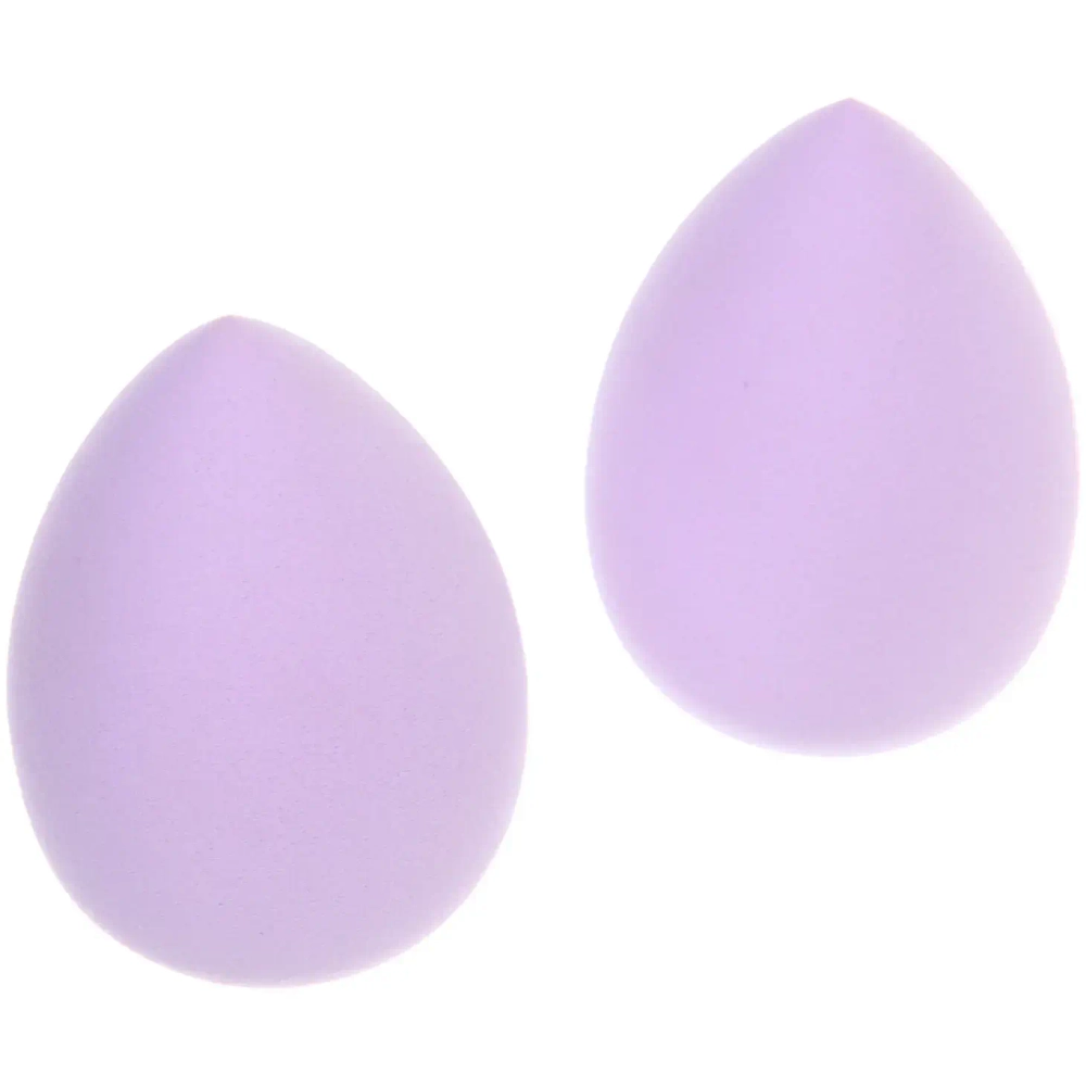Спонжи для макияжа 2шт «PALVI», цвет лавандовый, 6*8,9см