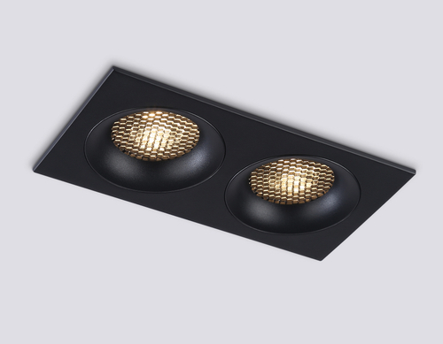 Светильник встраиваемый TN102734/2 BK черный GU5.3 175*92*23