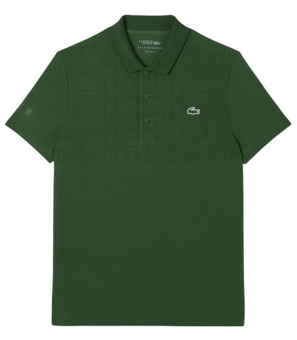 Мужское теннисное поло Lacoste Tennis x Novak Djokovic - pine green