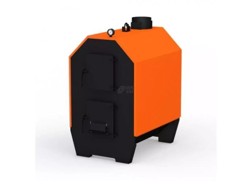 Твердотопливный котел КОД-100 с вертикальной дымовой трубой (Flames) 100 кВт