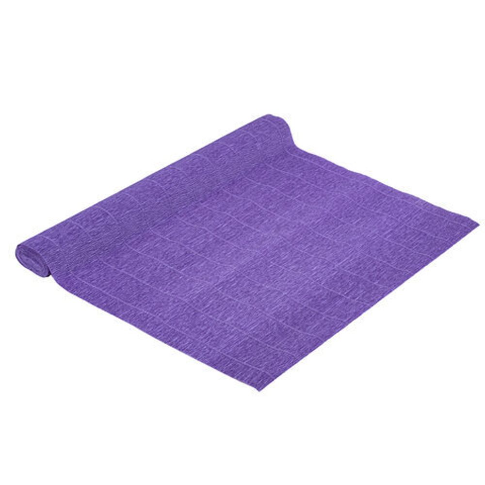 Бумага гофрированная (ИТАЛИЯ) 180 г/м2, сиреневая (17e2), 50х250 см, BRAUBERG FLORE, 112644