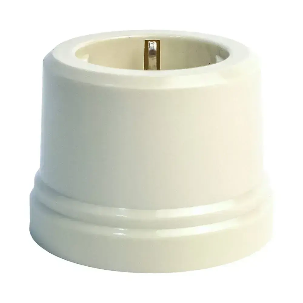 Ретро пластиковая розетка EDISEL Basic слоновая кость ( 2 шт )