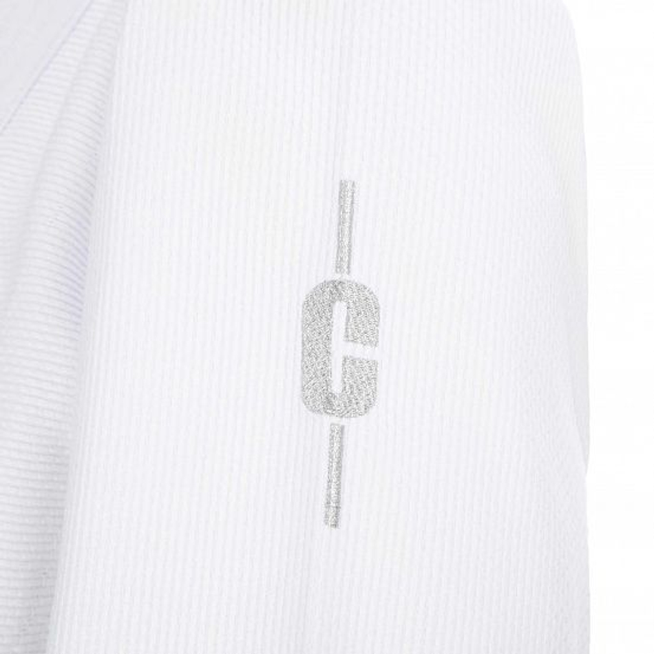 C333 Кимоно для дзюдо подростковое Clinch Judo Silver FDR белое