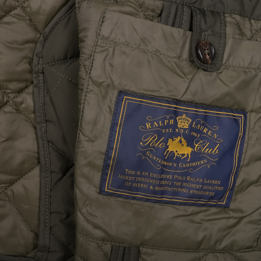 Оливковая стеганка от Polo Ralph Lauren, S