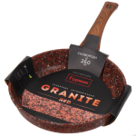 Сковорода алюминий, 26 см, антиприг, Гурман, Granit Red, красн, ГМ2601 ГР, с дерев ручк