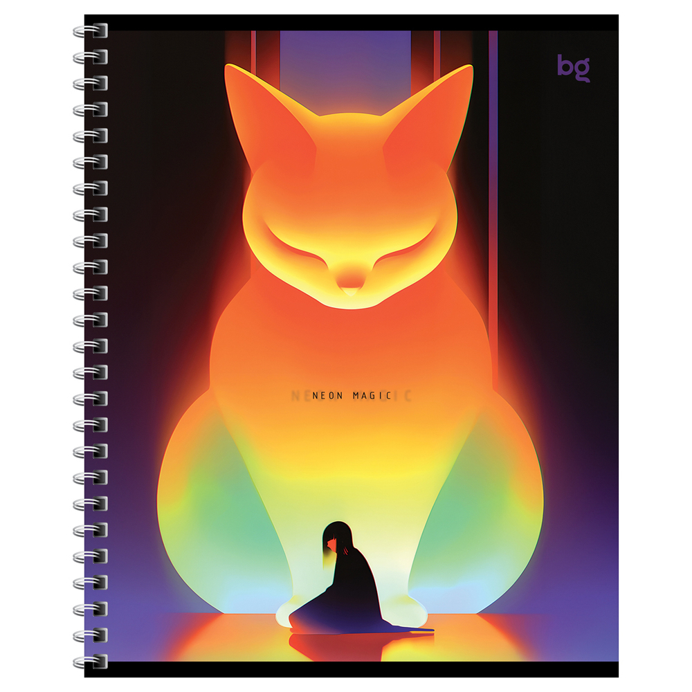 Тетрадь 96л., А5, клетка на гребне BG "Неон", эконом