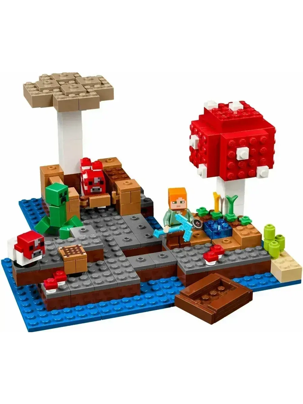 Конструктор Майнкрафт Грибной остров