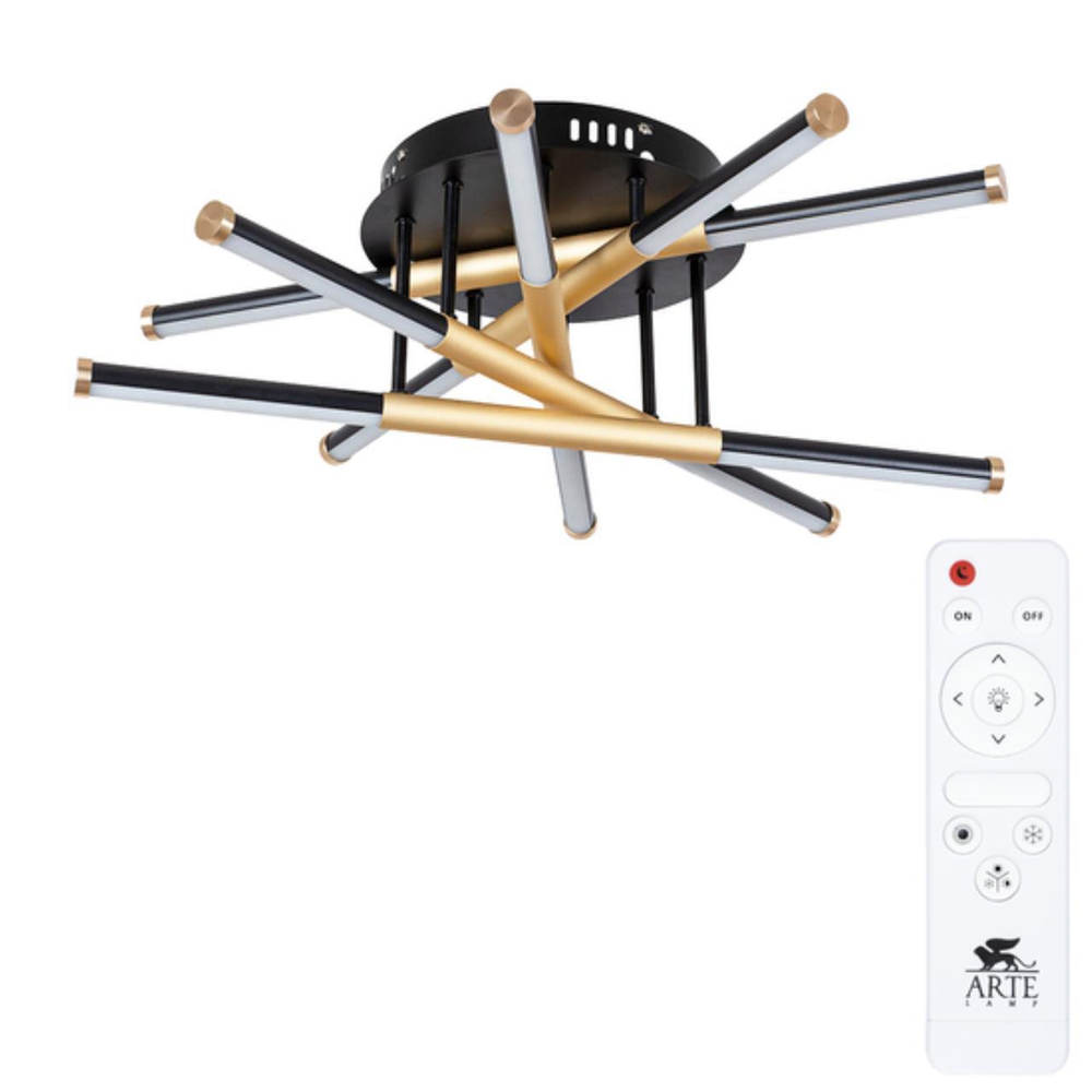Потолочная светодиодная люстра Arte Lamp FERNANDO A2199PL-5BK