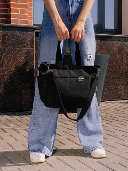 Сумка шоппер через плечо тканевый