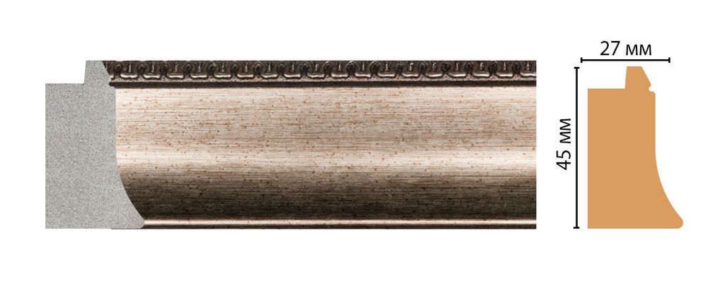 Багет Decomaster FM18-1 45*27*2850мм