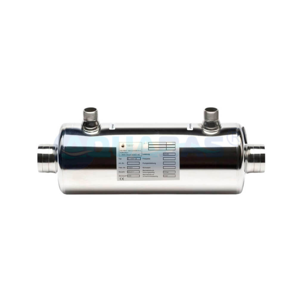 Теплообменник 42кВт Max Dapra D-HWT 35 корпус н/с спираль н/с AISI 316 (100101)