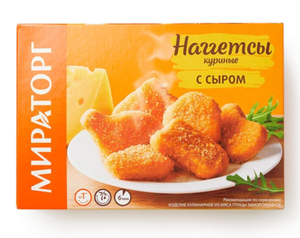 Наггетсы куриные Мираторг с Сыром 300 г