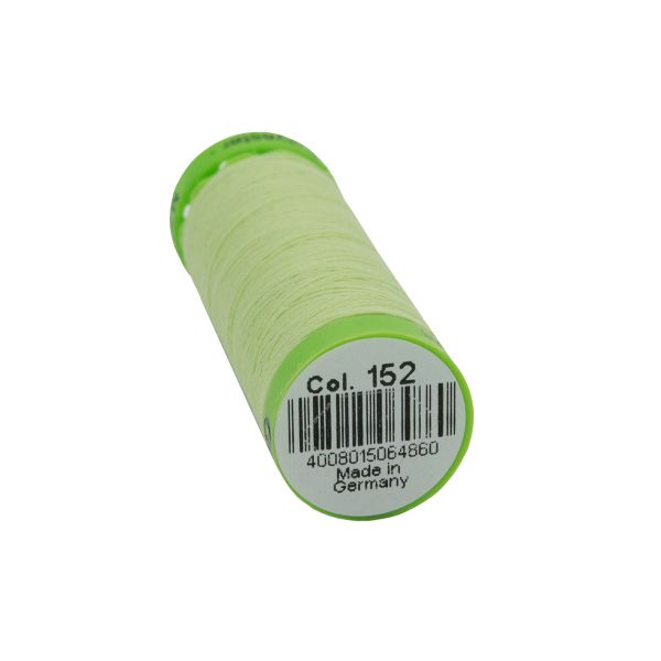 Нитки для тонких тканей Gutermann Extra Fine 150 (200 метров), 5 кат. | 152 бл.салатовый
