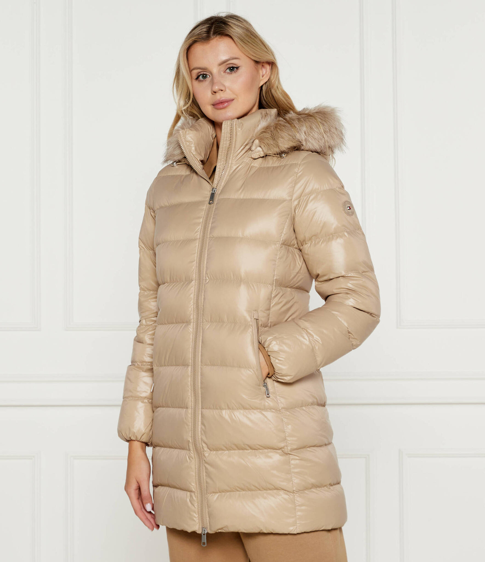 Пуховая куртка TYRA Tommy Hilfiger - бежевый(WW0WW43122)