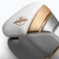 Боксёрские перчатки Hayabusa T3 white/gold