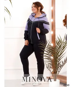 Костюм 8-280-синий-лаванда Minova