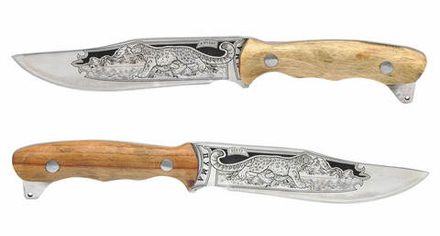 Нож Кизлярский Пума с кожаными ножнами